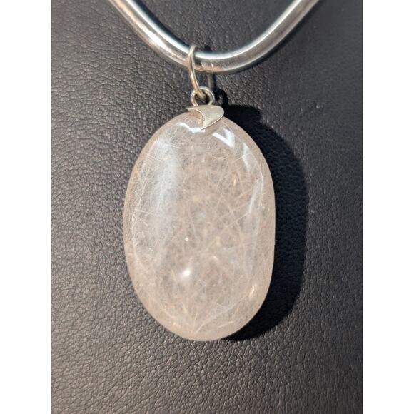 Natural Rutilated Quartz Pendant (Only) - Picture 1 of 6